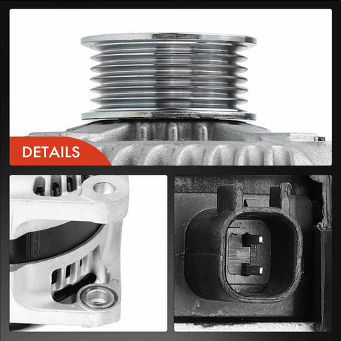 Heavy-Duty Alternator Fit For Dodge Grand Caravan, Chrysler Town And Country, Voyager, Jeep Wrangler, And Volkswagen Routan