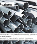 Three Pack 6063 Aluminum Round Tubing Seamless 17mm OD 7mm ID 300mm Length Heavy Duty Pipe For Industrial Use And DIY Projects
