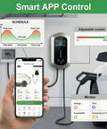 No Sweat Garage Upgrade Heavy Duty Level 2 Electric Charger crushing charge times with smart app control and adjustable current.