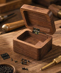 30 Pack 13x12mm Antique Bronze Mini Butt Hinges With Screws For Boxes And Crafty DIY Projects on wooden box