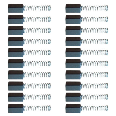 10 Pack Carbon Motor Brushes For Home Sewing Machines 5x5x12mm Replacement Set 250W Compatible Durable Pro Grade Dense Brush Set