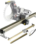 Circular Saw Guide Linear Wall Cutting Track With Smooth Remote Lift And No Sweat Depth Adjustment Tough Steel Track Kicks Through Drywall Fast Snappy Window Prep Must Have Ryno Upgrade with motor and rail components.
