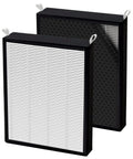 Two Pack True HEPA And Activated Carbon Replacement Filters For Big Area Smart Air Purifier Models 47001 47002 47003 47004 47005 47006 With HEPA Pre Filter
