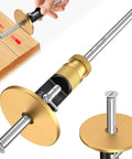 Dead Nuts Accurate Adjustable Wheel Marking Gauge For Woodworking Smooth Operator Scribe Tool with brass and alloy components for precision.