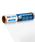 Car Window Repair Tape Wrap 17.5 Inch Wide Clear Adhesive Film 6 Ft Long Waterproof Tacky Tape For Temporary Car Window Fix Easy To Apply Auto Window Patch