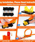 Installation steps for Flexible Roll Up Race Track For Kids Outdoor Toys Portable DIY Race Car Track Lets 1 64th Diecast Cars Race Anywhere Suction Cup Setup Great Gift For Boys And Girls Ages 3 And Up