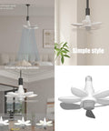 XEGZLH E27/E26 Screw in LED Ceiling Fan Light Even Lighting Distribution for Bedroom Kitchen Comfort in simple style with tri-color option.