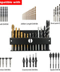 Magnetic Drill Bit Organizer For Long Phillips Bits Built Tough Heavy Duty Steel Bit Holder With Anti Slip Grip 26 Holes