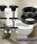Beefed Up Heavy Duty Toilet Tank To Bowl Repair Kit With Bolts Gaskets Washers And Nuts For Leak Proof Mounting Compatible With 2 Inch And 3 Inch Seals Replacement For Leaky Toilets, toilet tank seal kit parts