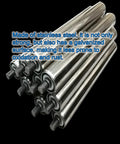 Stainless Steel Conveyor Rollers 9 Pack Unpowered Replacement Heavy Duty Sliders DIY And Shop Floor Ready 1 Inch 1.5 Inch 2 Inch Diameters Low Noise And Smooth Reliable Operation For Industrial Conveyor Systems, stacked