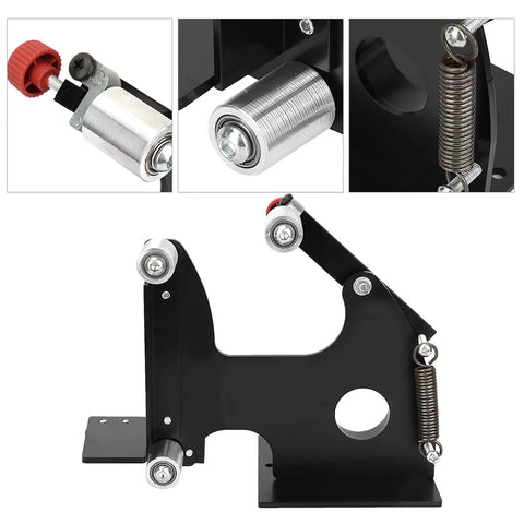 Heavy Duty Angle Grinder Belt Sander Adapter With M14 Spindle and Quick Swap 540 X 30 Mm Sanding Belt Kit components close-up