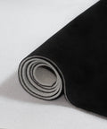 Suede headliner fabric, rolled black with foam backing for auto roof; 96in L × 60in W (close-up view)