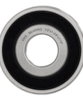 Deep groove ball bearings set with double seals and dimensions 1/2x1-3/8x7/16 inch; durable chrome steel for easy install; 1621-2RS.