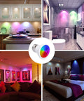 Color Changing PAR16 LED Light Bulbs With Remote Control Dope RGB Colors, 40 Watt Equivalent, E26 Screw In, spotlight in rooms