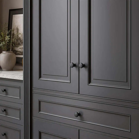 Cabinets with 10 Pack Matte Black Cabinet Knobs Zinc Drawer Dresser Knobs Kitchen Pulls Hardware For Cabinets And Cupboards