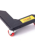 Heavy Duty Furniture Caster Set With 3 Wheel Low Profile Design For Easy Moving, 2 inch swivel wheels and durable frame.