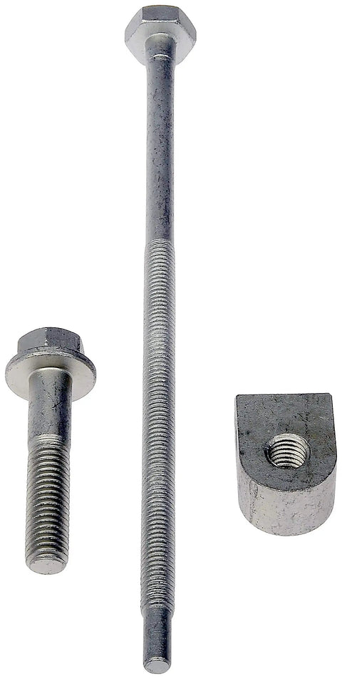 Accessory Drive Belt Idler Pulley Adjustment Bolt Kit For Dodge And Jeep Models shown with bolts and bracket
