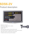 Shop Tough Two Axis Dros Kit Featuring Precision Linear Scale Digital Readout Gauge For Milling Lathe And Drill Equipment Zero Point Zero Zero Five Mm Tolerance No Hassle Setup Silver showing detailed control panel with display and buttons.