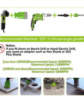 FACHLICH 11-piece diamond core drill bit set for tile with 6–127 mm hole saws and 2" bevel bits