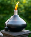Citronella Tabletop Torch Candles For Outdoor Patio And Deck 30oz Stainless Steel Mosquito Repellent Torches In Black Finish