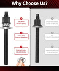 Comparison of Harmonic Balancer Installation Tool For GM LS Series V8 Engines With Thrust Bearing And Wrench Flats Crank Pulley Installer