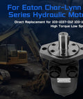 Beast Hydraulic Motor 103-1037 Replacement for Eaton Char-Lynn S Series With 11.4 Cu In Per Rev Displacement and 304 RPM on excavator