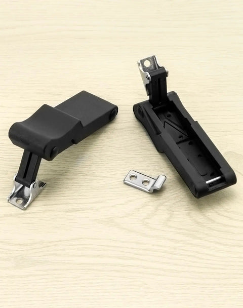 8 Pack Rubber Draw Latch Set Flexible Black Latches With Concealed Keeper For Cooler Cargo Box Boat And Truck Storage