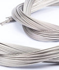 10 Pcs Stainless Steel Shifter Cables For Bikes 2M Length Replaceable Derailleur Cables MTB Shifter Cable Set, coiled view
