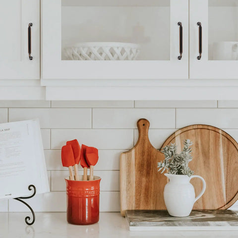 Give Your Cabinets A Serious Glow Up With These Heavy Duty 3 Inch Pulls In Smooth Oil Rubbed Bronze on white kitchen cabinets.