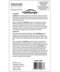 Ultra Quiet Interior Door Bumpers 30 Pack packaging back with installation instructions and brand details