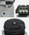 Badass Reliable Air Conditioning AC Compressor With Clutch, showing electrical connector and pulley detail, suitable for sedans and SUVs.