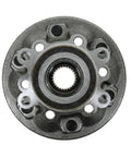 Front view of Front Wheel Bearing And Hub Assembly For 4WD With Abs Sensor Direct Fit Compatible With 2009 2012 Chevrolet Colorado And GMC Canyon