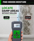 Non Destructive Digital Moisture Meter For Concrete Floors And Walls Surface Moisture Tester CME 822 Pro Grade Fast Reads, handheld display