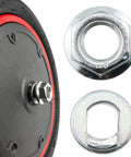 Alloy Steel Wheel Nut Kit For Electric Scooters Front And Rear Motors With Washers Easy Install Durable Replacement Parts For M365 Pro