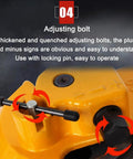Adjusting bolt on Heavy Duty Retractable Tool Balancer Forged From Solid Alloy Steel to optimize performance.