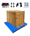 Heavy Duty Industrial Floor Scale 48 By 48 Inches, 5000 Lb Capacity, 0.5 Lb Readability, NTEP Approved with load cell components