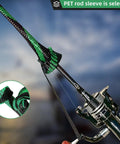 Fishing Rod Sleeve 4 Pack For Poles Rod Socks And Covers Durable Protector Sleeves, Green, shielding gear on fishing rod.