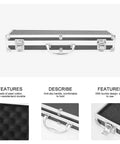 Solid Aluminum Tool Box Featuring A Slick Padded Interior And Extra Sturdy Reinforced Handle Crafted To Keep Your Favorite Shop Gear Neatly Sorted And Ready To Roll Anywhere - sleek design with anti-slip handle