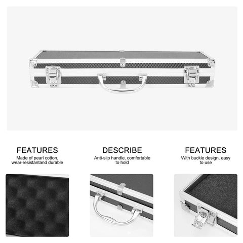 Solid Aluminum Tool Box Featuring A Slick Padded Interior And Extra Sturdy Reinforced Handle Crafted To Keep Your Favorite Shop Gear Neatly Sorted And Ready To Roll Anywhere - sleek design with anti-slip handle
