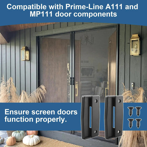 Premium Black Plastic Replacement Sliding Screen Door Handle Featuring Rock Solid Grip No Fuss Install And Universal Fit For Patio Doors Rv Trailers And Camper Setups.