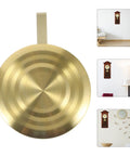 Gold Metal Clock Pendulum Replacement For Traditional Quartz Wall Clocks With Accurate Timekeeping And Silent Operation