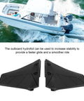 Premium Plastic Hydrofoil Stabilizer For Outboard Motors 4 To 50 HP Boat Fins Marine Hydrofoil Kit Durable ABS Construction Rust Resistant Long Lasting Performance In Any Weather