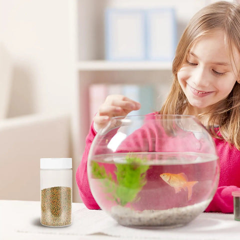 ARTSEWPLY 2 Piece Multi Hole Plastic Fish Feeder Bottles With Screw Top Lid Practical Aquarium Supplies For Automatic Pet Feeding And Food Storage Durable Dispenser Design Great For Tropical Tanks And Pond Use