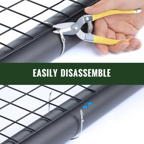Heavy Duty Zip Tie Gun Kit With Industrial Scissors, Tensioner And Cutter For Electrical Work, Outdoor Fence And Pipe Repairs