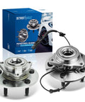 Front Wheel Bearing Hubs Assembly For Dodge Ram 1500 2006 2007 2008, 5 Lug, Beefy 2 Wheel Bearing And Hubs Replacement Set With Front Speed Sensor