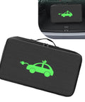 Heavy Duty Waterproof Ev Cable Bag No Sweat Jumper Wire Organizer Slick Car Tool Pouch in car trunk