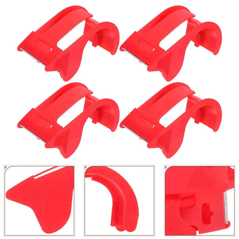 Portable Handheld Tape Dispenser 4 Pack 48mm Packing Tape Cutter With Quick Seal Function For Easy Office And School Tasks Compact Tape Gun For Fast Packing And Wrapping, red plastic