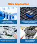 Portable Spot Welder With 1.8 Inch LCD Screen Dual Pulse Welding Machine For 18650 Battery Packs And Cylindrical Cells applications