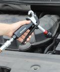 High Flow Air Blow Gun With Adjustable Trigger And One Eighth Inch Rubber Tip Set Delivers 70 CFM At 90 PSI 120 PSI Max Aluminum