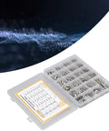 Massive 884 Piece Screw Nut Washer Wrench Kit With M2 M3 M4 M5 Half Round Head Screws Nuts Washers And 4 Hex Wrenches in case
